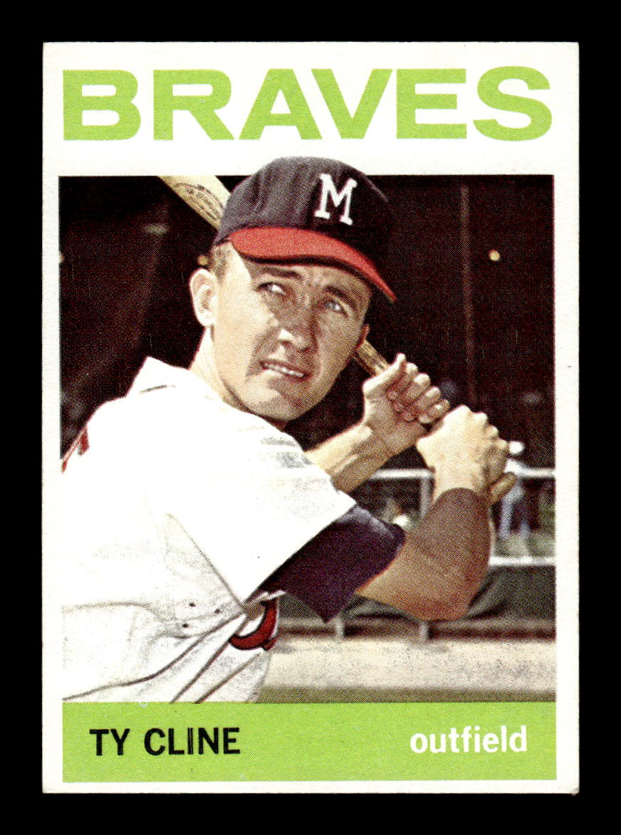 1964 Topps #171 Ty Cline Milwaukee Braves EX HOF-10005933