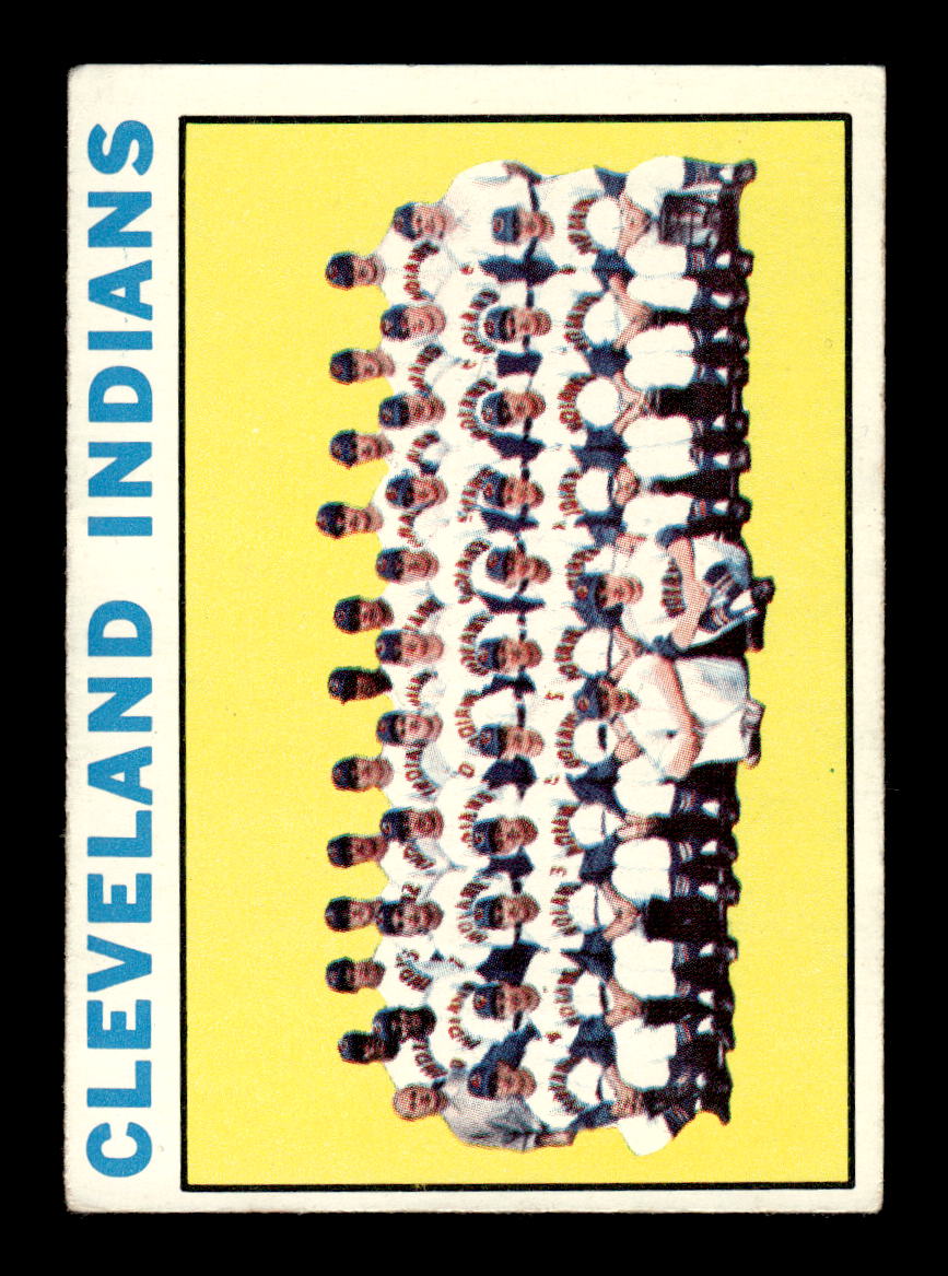 1964 Topps #172 Cleveland Indians Cleveland Indians EX HOF-10005934