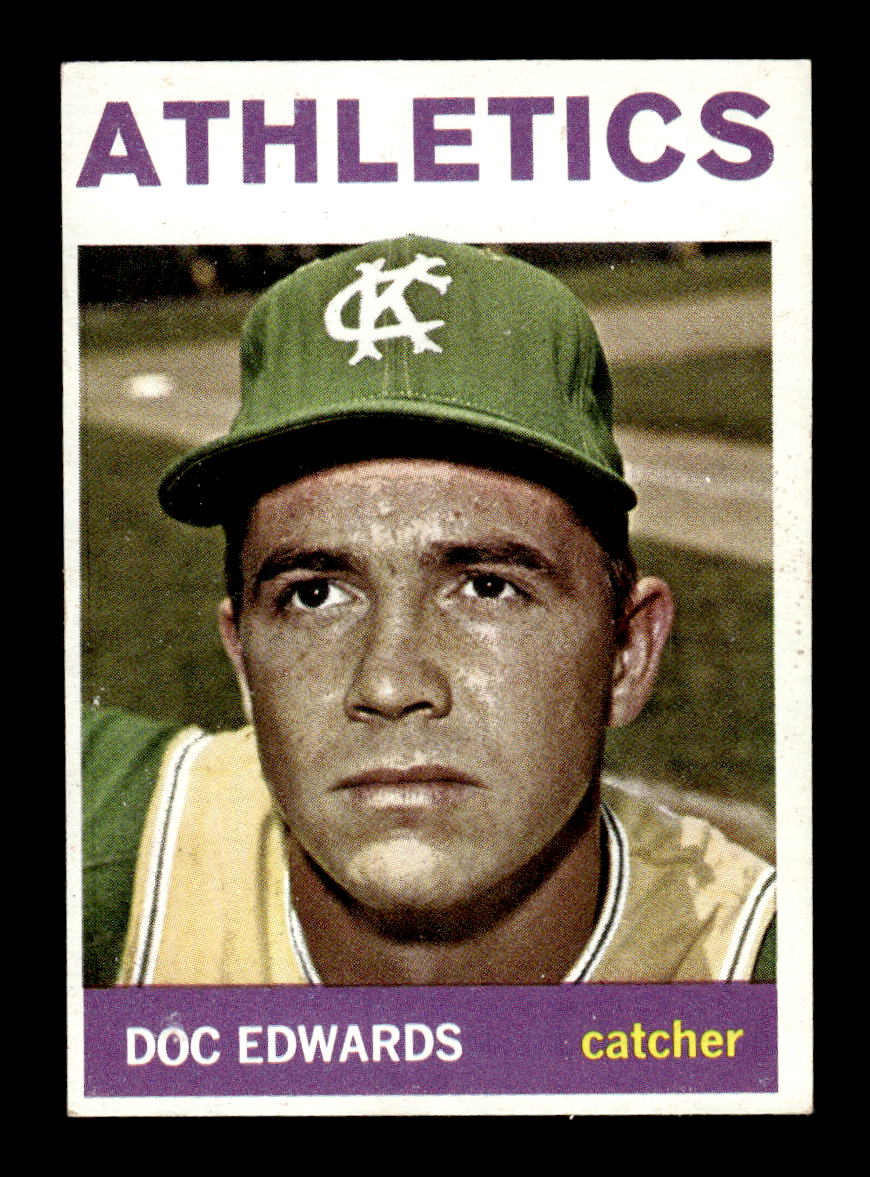 1964 Topps #174 Doc Edwards Kansas City Athletics EX HOF-10005936