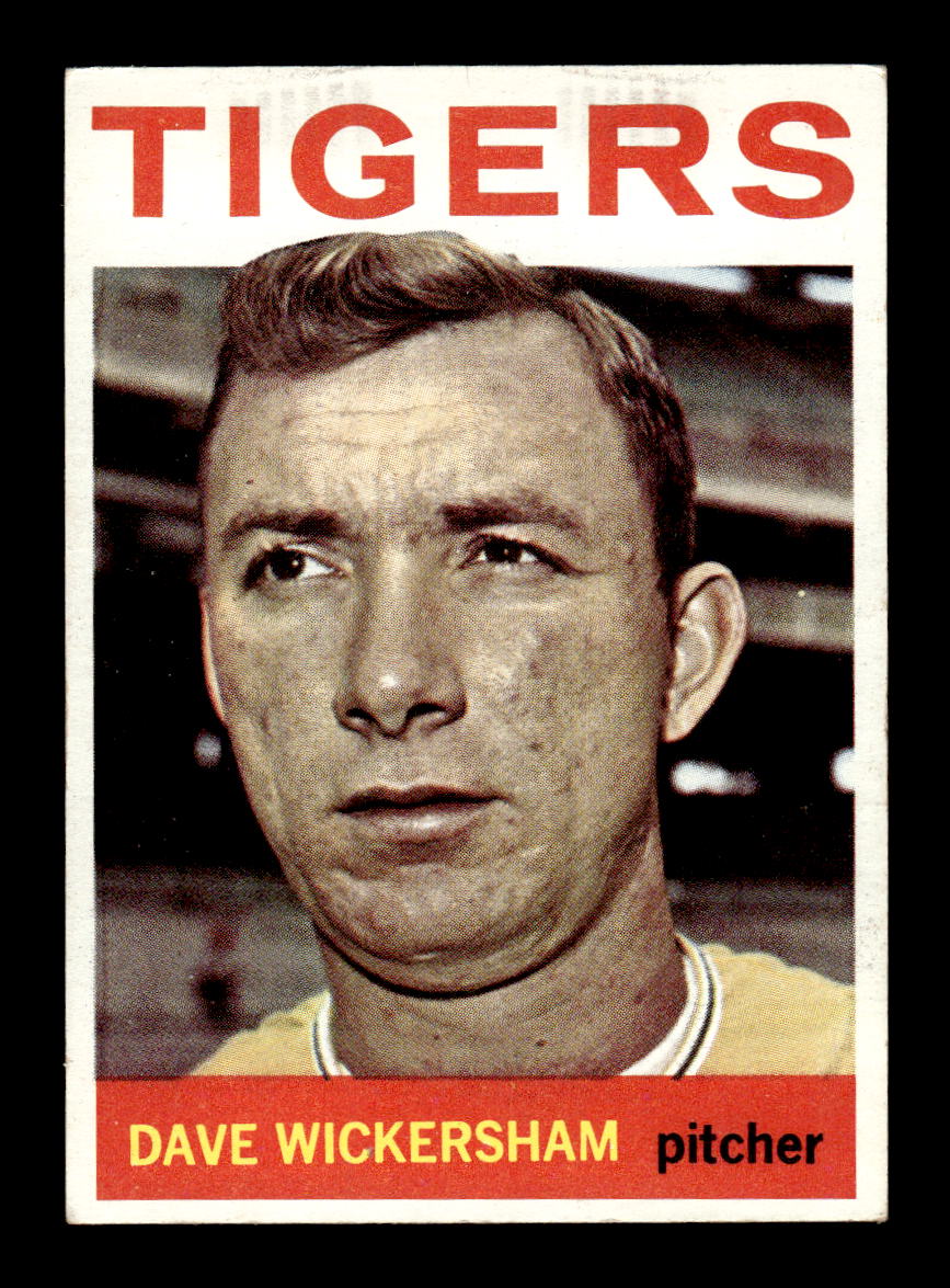 1964 Topps #181 Dave Wickersham Detroit Tigers EX HOF-10005939