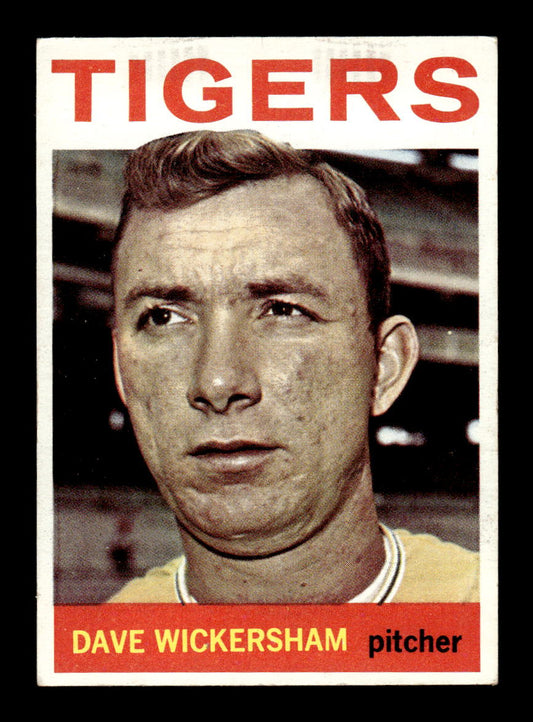 1964 Topps #181 Dave Wickersham Detroit Tigers EX HOF-10005939
