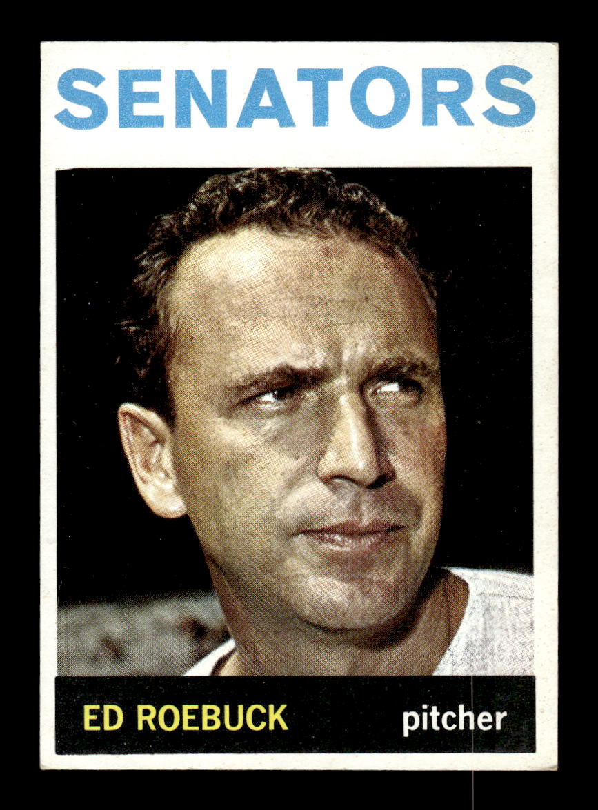 1964 Topps #187 Ed Roebuck Washington Senators EX HOF-10005944