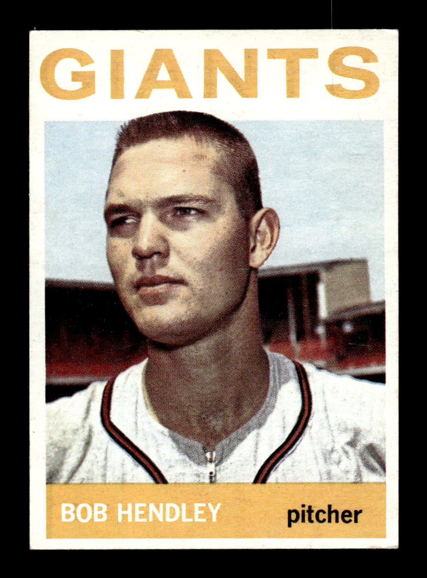 1964 Topps #189 Bob Hendley San Francisco Giants EX HOF-10005945