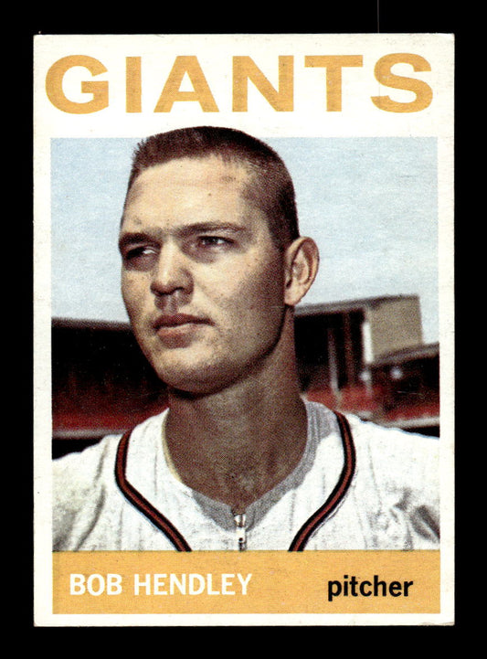 1964 Topps #189 Bob Hendley San Francisco Giants EX HOF-10005945