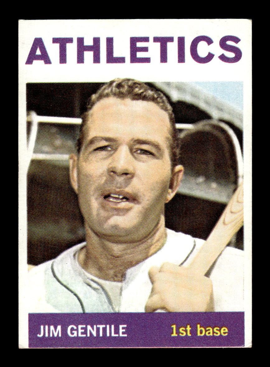 1964 Topps #196 Jim Gentile Kansas City Athletics EX HOF-10005951