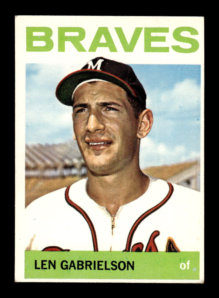 1964 Topps #198 Len Gabrielson Milwaukee Braves EX HOF-10005953