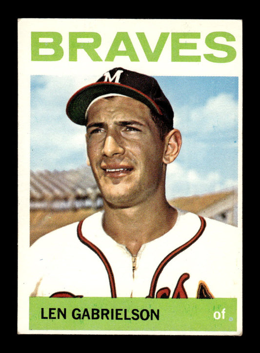 1964 Topps #198 Len Gabrielson Milwaukee Braves EX HOF-10005953