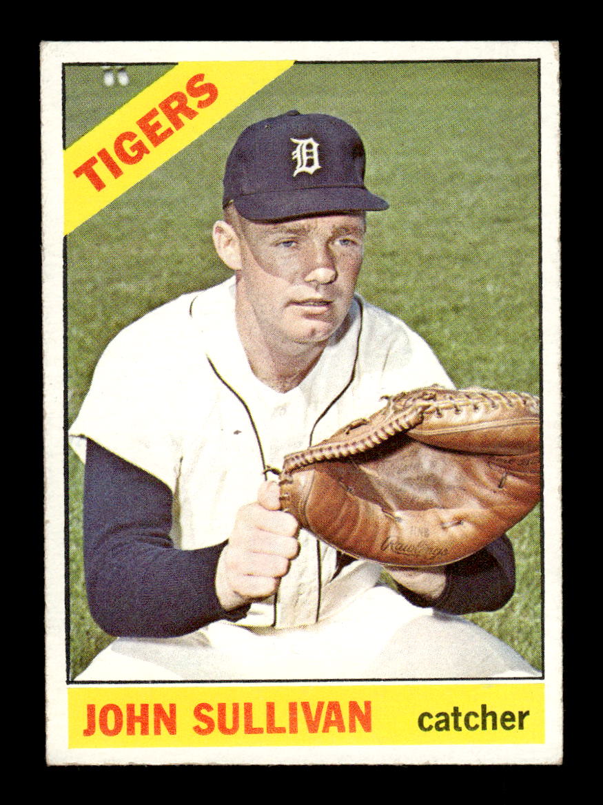 1966 Topps #597 John Sullivan Detroit Tigers EX - HI# HOF-10005955
