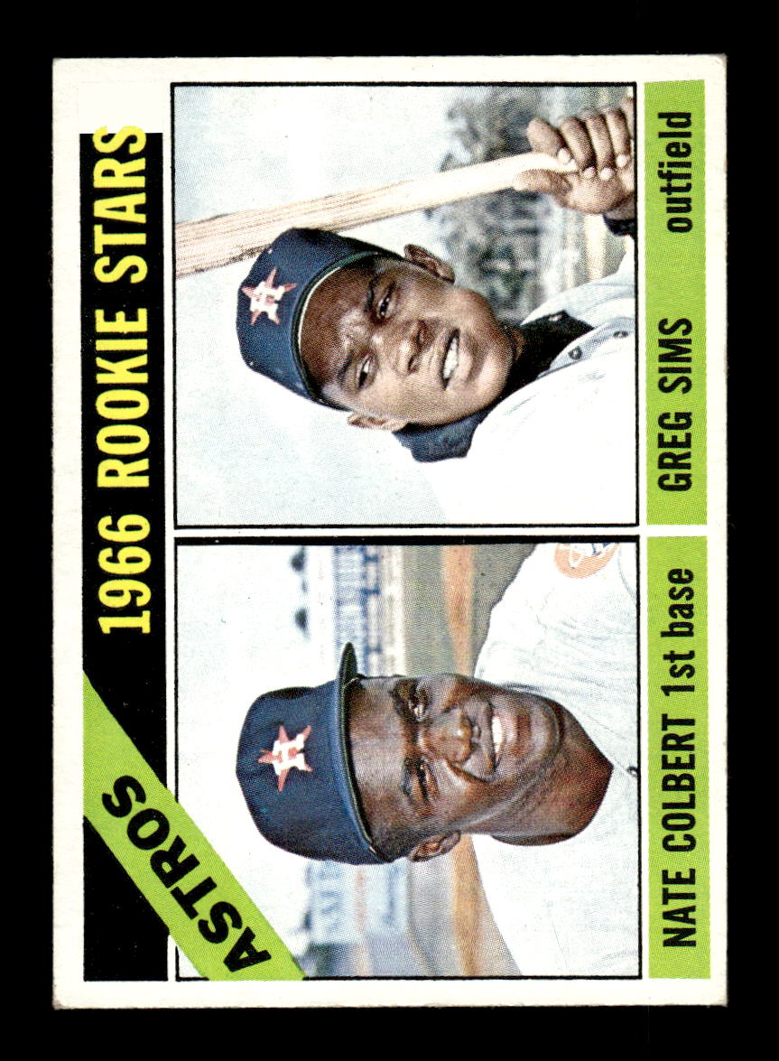 1966 Topps #596 Astros 1966 Rookie Stars EX - HI# HOF-10005956