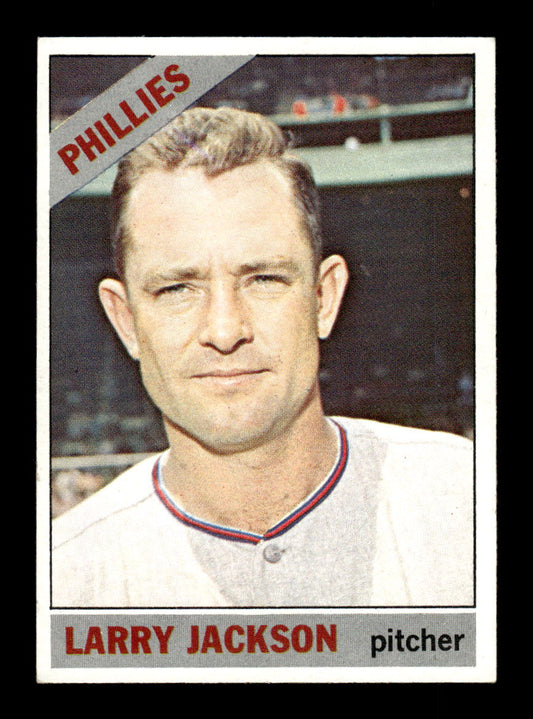 1966 Topps #595 Larry Jackson Philadelphia Phillies EX - HI# HOF-10005957