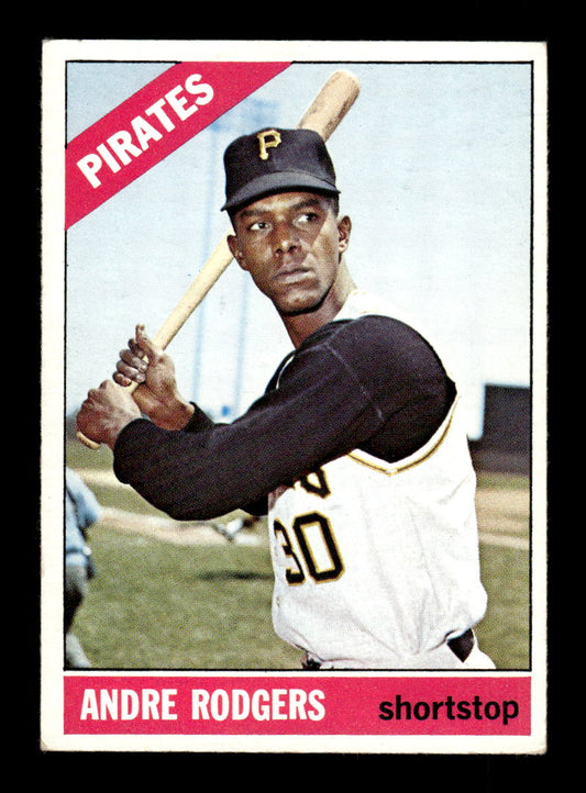 1966 Topps #592 Andre Rodgers Pittsburgh Pirates EX - HI# HOF-10005960