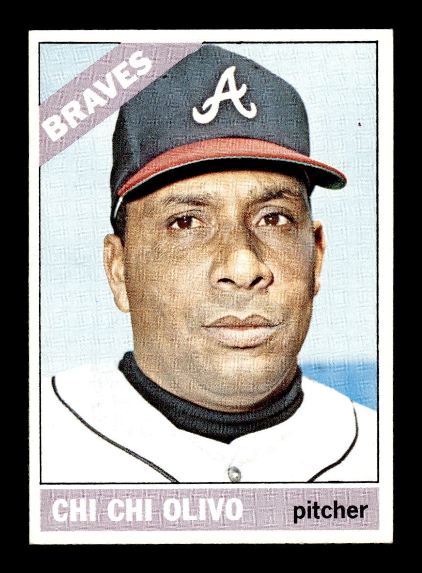 1966 Topps #578 Chi Chi Olivo Atlanta Braves EX - HI# HOF-10005966