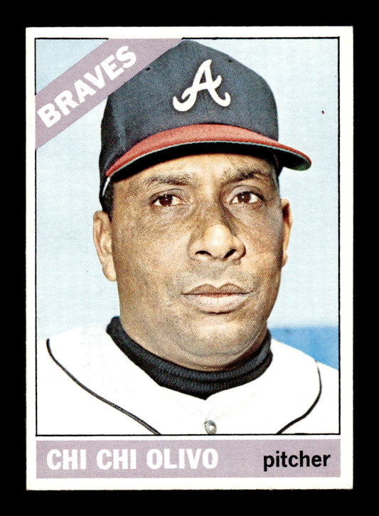 1966 Topps #578 Chi Chi Olivo Atlanta Braves EX - HI# HOF-10005966