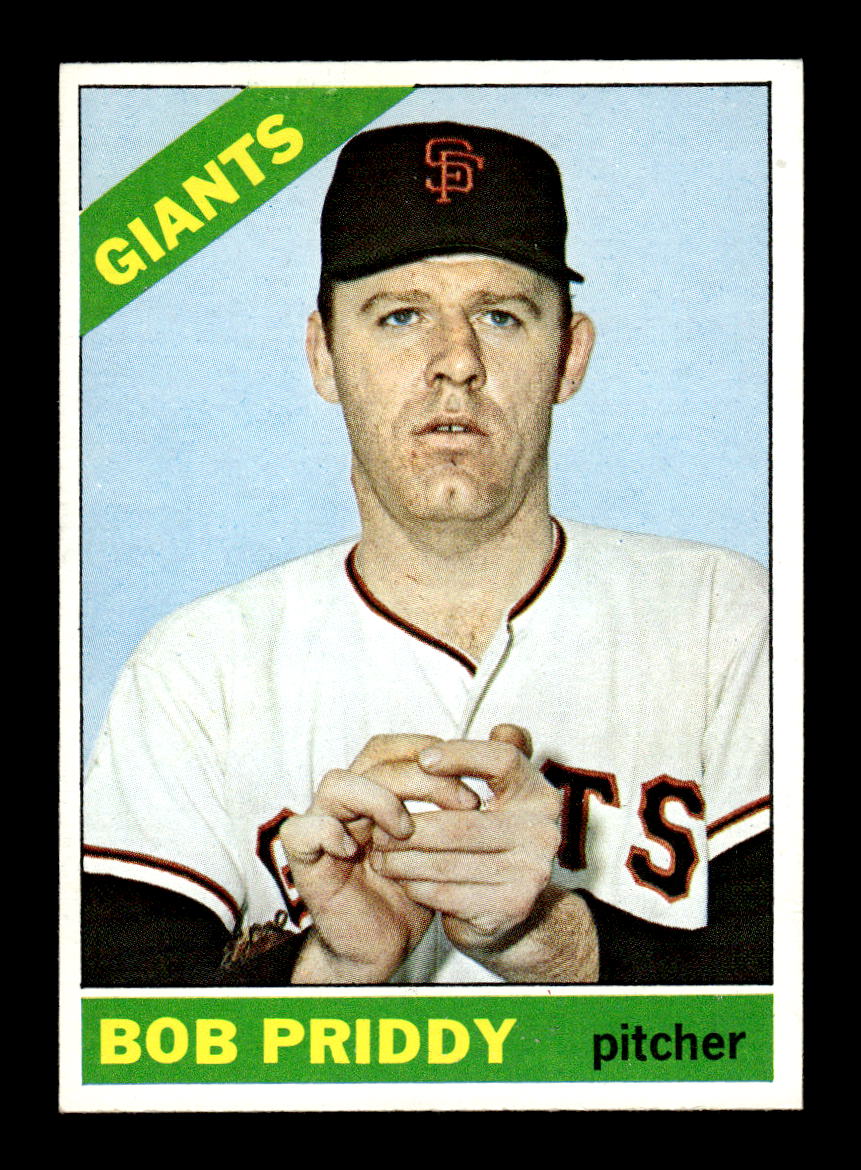 1966 Topps #572 Bob Priddy San Francisco Giants EX - HI# HOF-10005969
