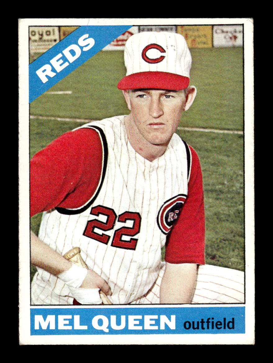 1966 Topps #556 Mel Queen Cincinnati Reds EX - HI# HOF-10005982