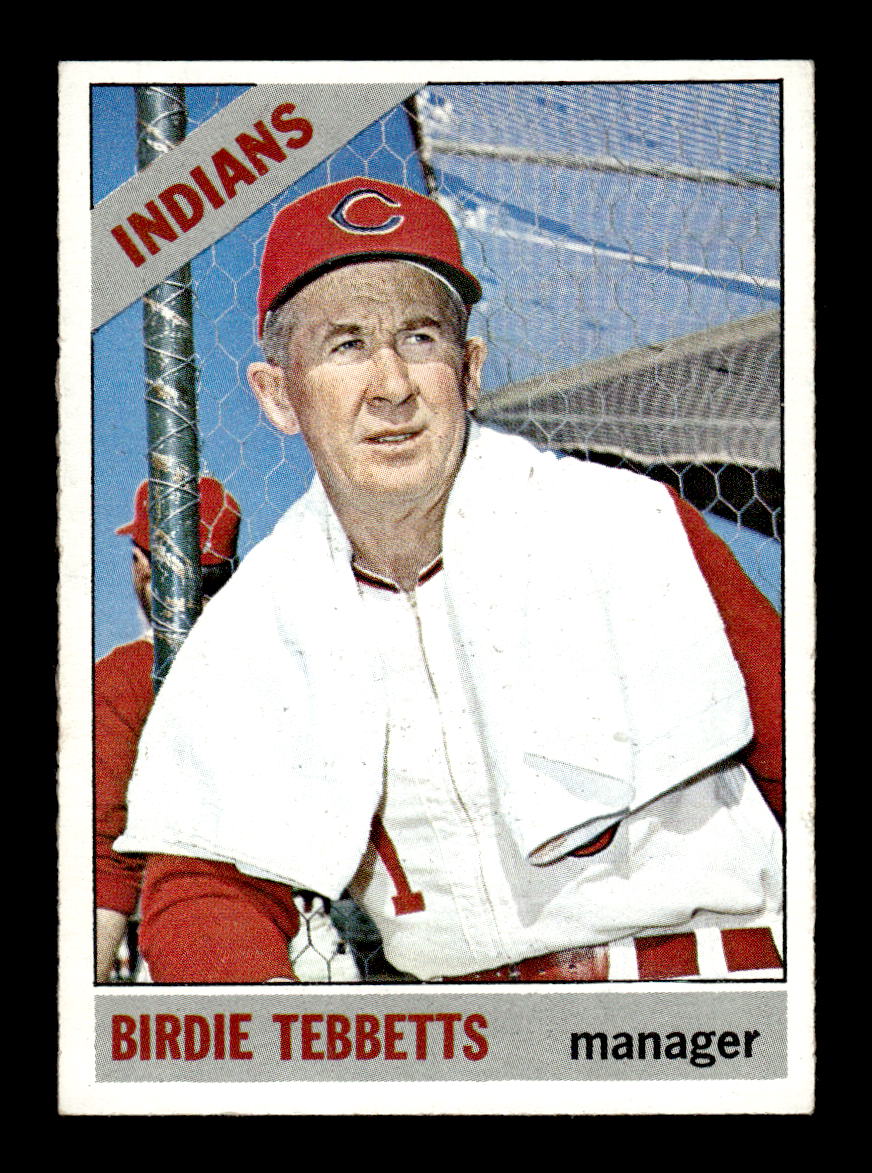 1966 Topps #552 Birdie Tebbetts Cleveland Indians EX - HI# HOF-10005984