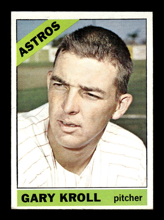 1966 Topps #548 Gary Kroll Houston Astros EX - HI# HOF-10005986