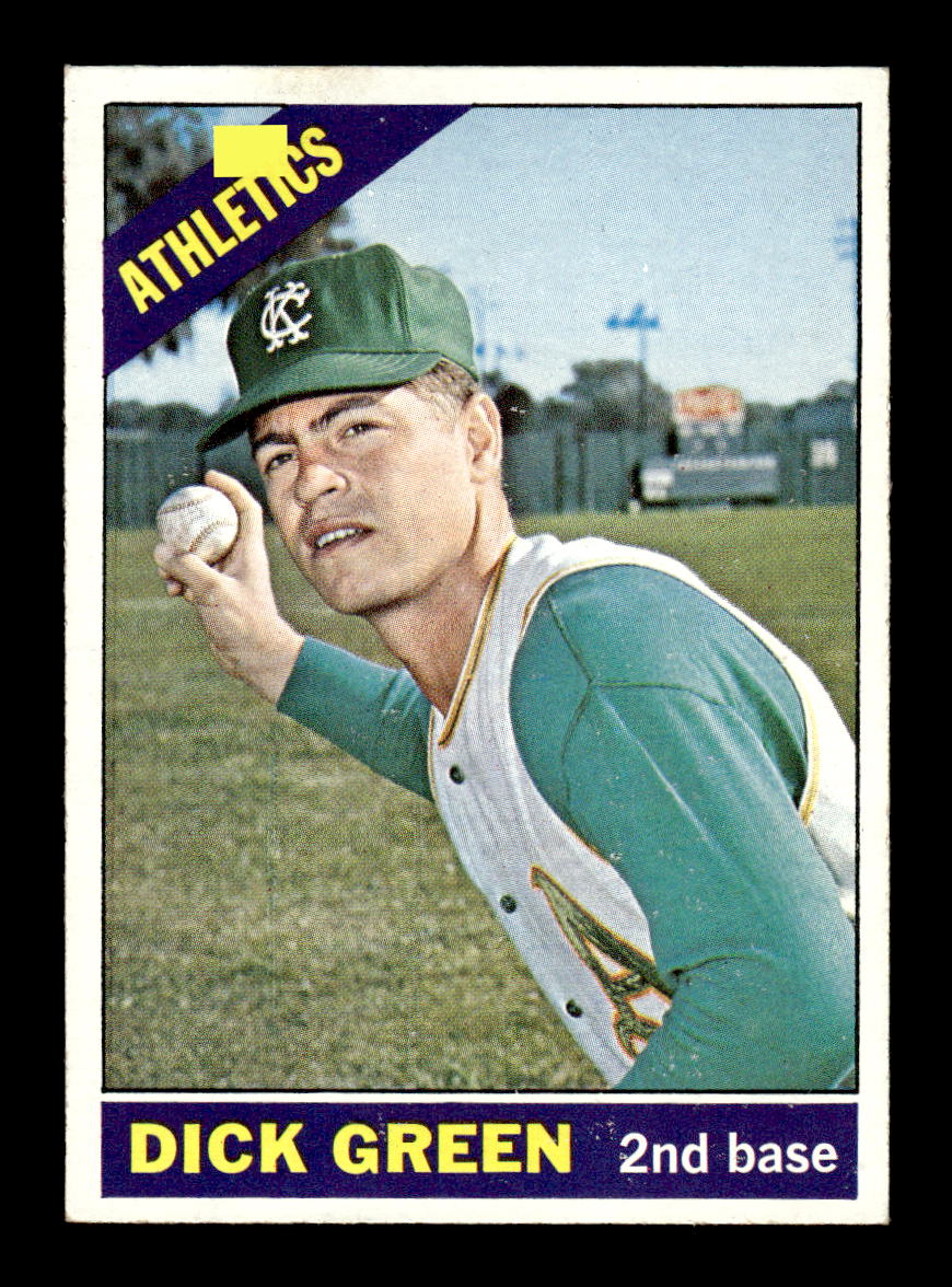 1966 Topps #545 Dick Green Kansas City Athletics EX - HI# HOF-10005988