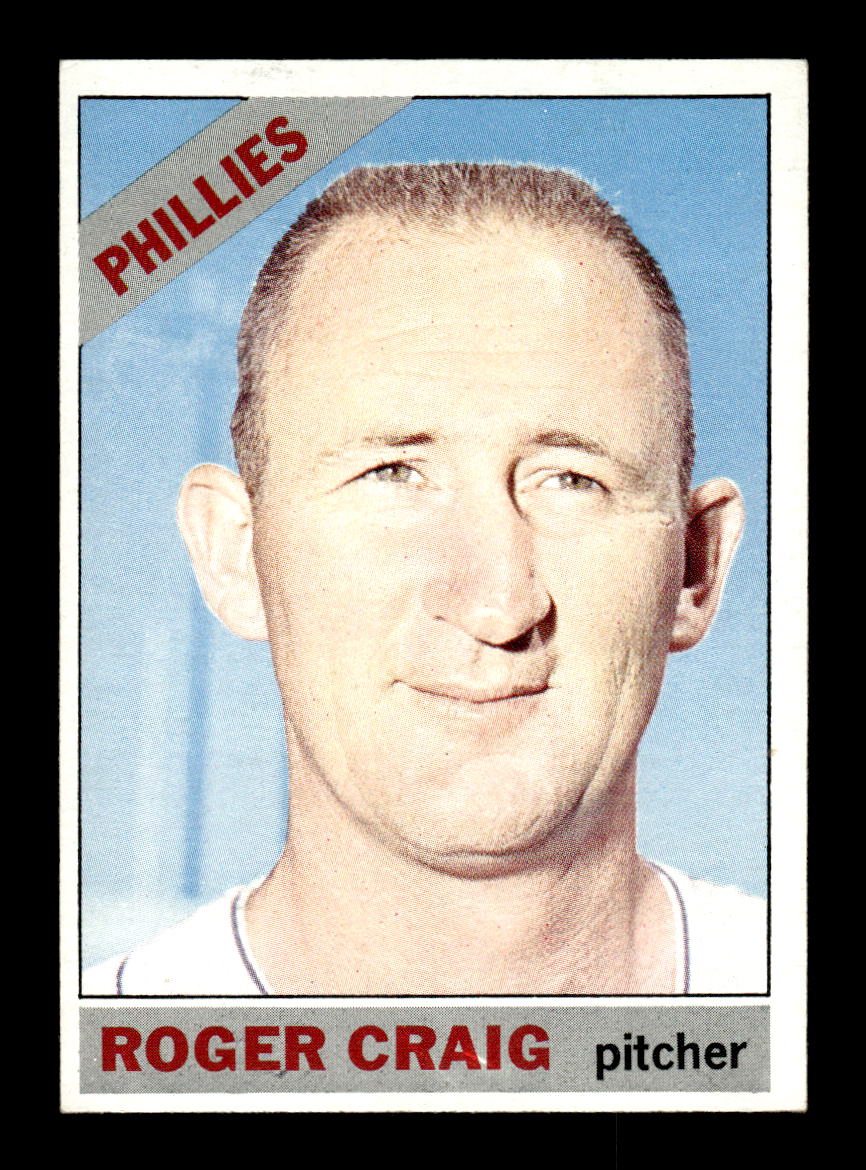 1966 Topps #543 Roger Craig Philadelphia Phillies EX - HI# HOF-10005989