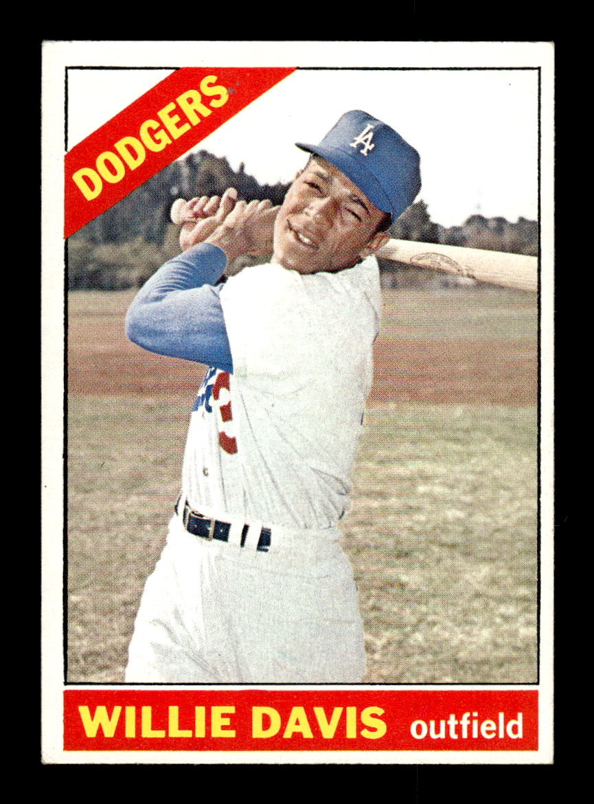 1966 Topps #535 Willie Davis Los Angeles Dodgers EX - HI# HOF-10005996