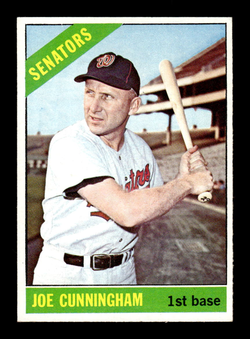 1966 Topps #531 Joe Cunningham Washington Senators EX - HI# HOF-10005999