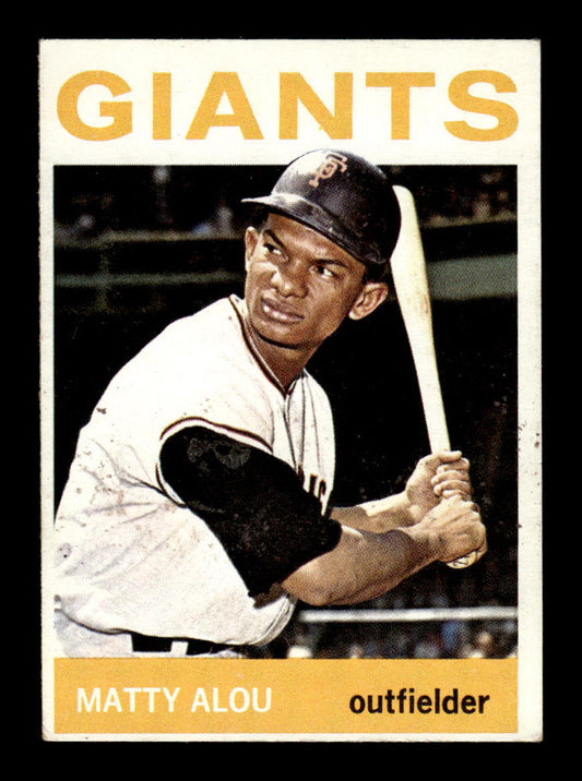1964 Topps #204 Matty Alou San Francisco Giants EX HOF-10006007
