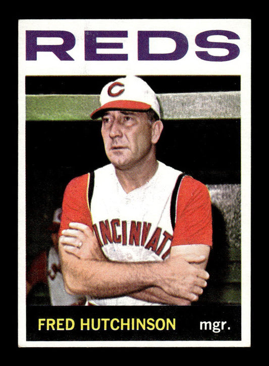 1964 Topps #207 Fred Hutchinson Cincinnati Reds EX HOF-10006008