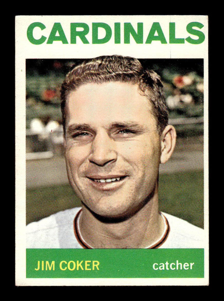 1964 Topps #211 Jim Coker St. Louis Cardinals EX HOF-10006011