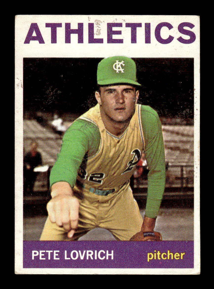 1964 Topps #212 Pete Lovrich Kansas City Athletics EX HOF-10006012