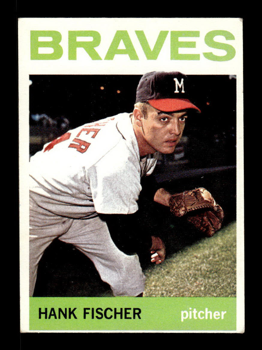 1964 Topps #218 Hank Fischer Milwaukee Braves EX HOF-10006018