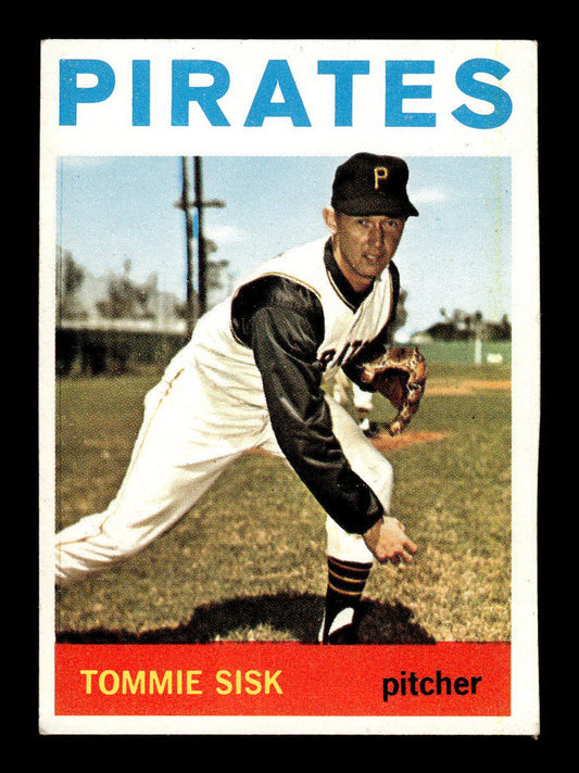 1964 Topps #224 Tommie Sisk Pittsburgh Pirates EX HOF-10006022
