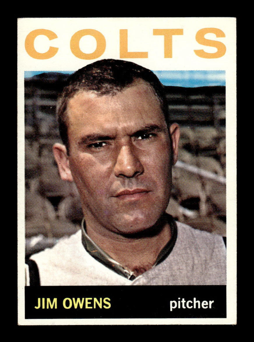 1964 Topps #241 Jim Owens Houston Colt .45s EX HOF-10006030