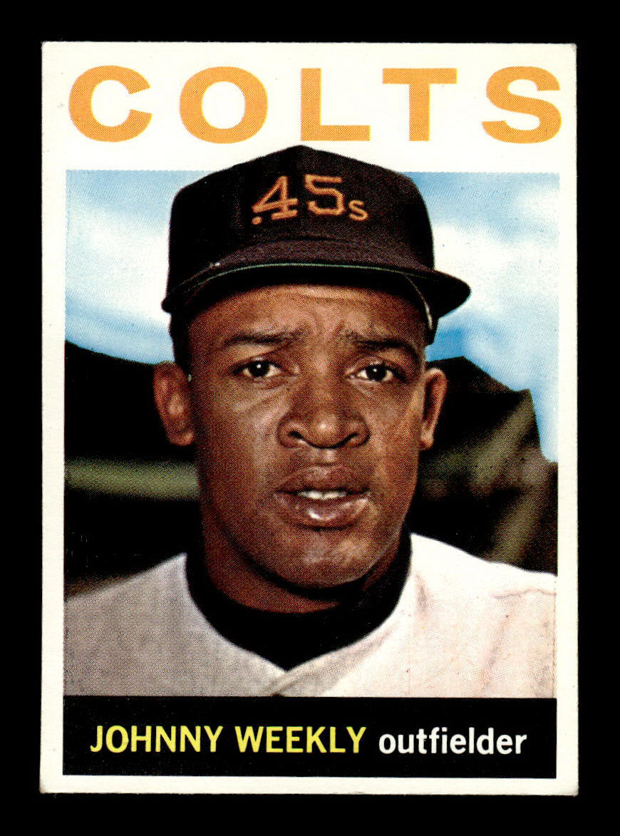 1964 Topps #256 Johnny Weekly Houston Colt .45s EX HOF-10006040