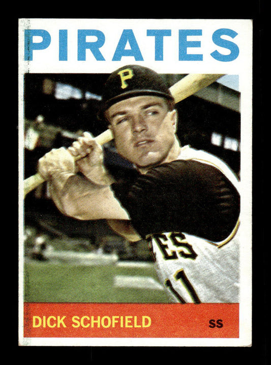 1964 Topps #284 Dick Schofield Pittsburgh Pirates EX HOF-10006060