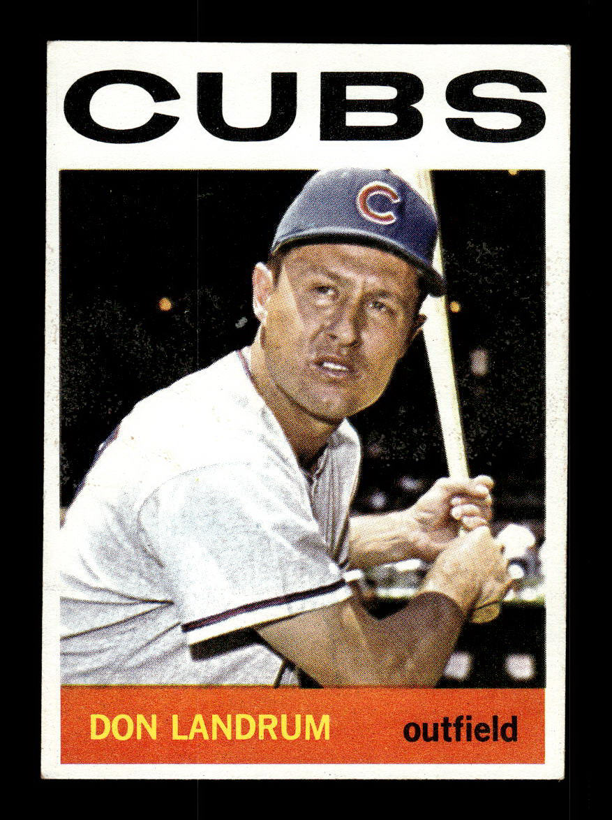 1964 Topps #286 Don Landrum Chicago Cubs EX HOF-10006061
