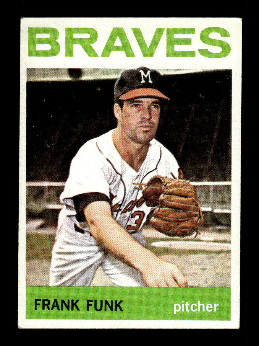 1964 Topps #289 Frank Funk Milwaukee Braves EX HOF-10006063
