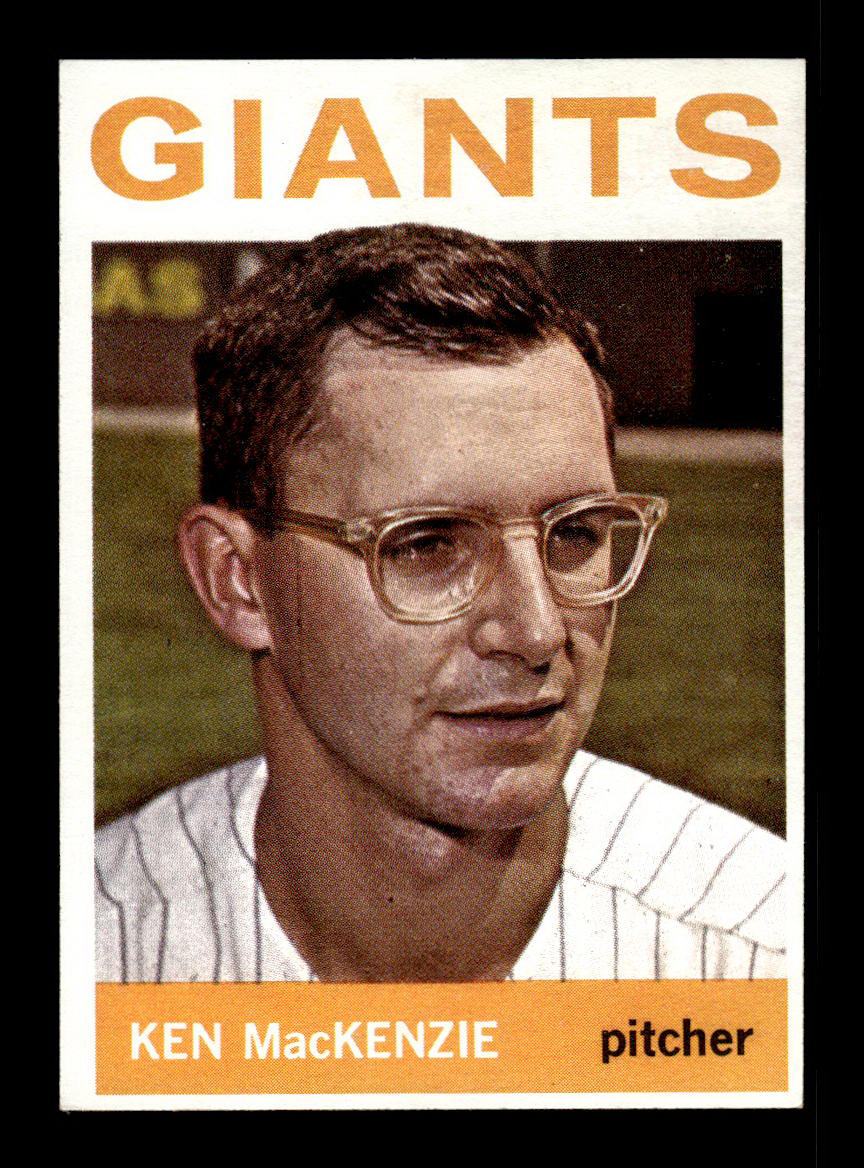 1964 Topps #297 Ken MacKenzie San Francisco Giants EX HOF-10006070