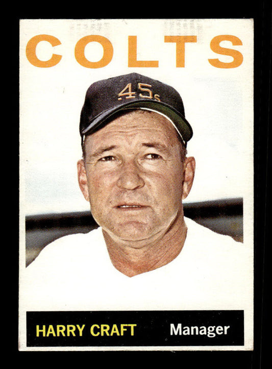 1964 Topps #298 Harry Craft Houston Colt .45s EX HOF-10006071