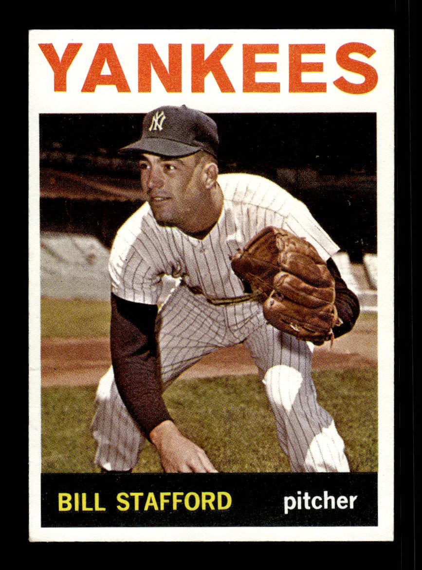 1964 Topps #299 Bill Stafford New York Yankees EX HOF-10006072