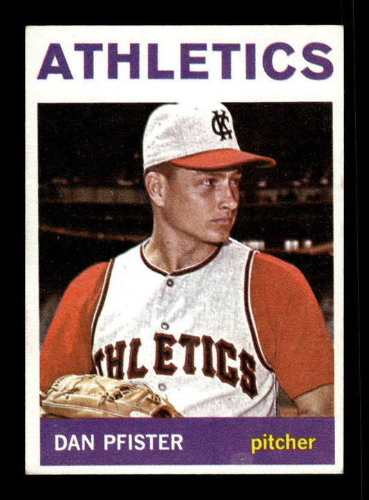 1964 Topps #302 Dan Pfister Kansas City Athletics EX HOF-10006074