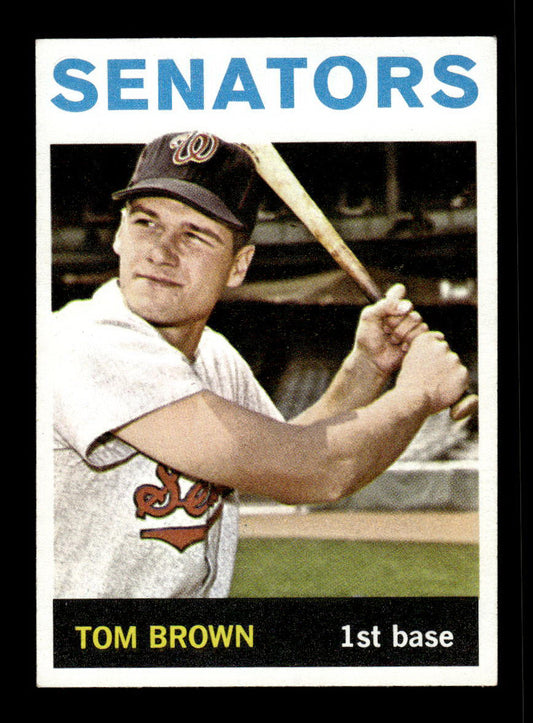 1964 Topps #311 Tom Brown Washington Senators EX HOF-10006081