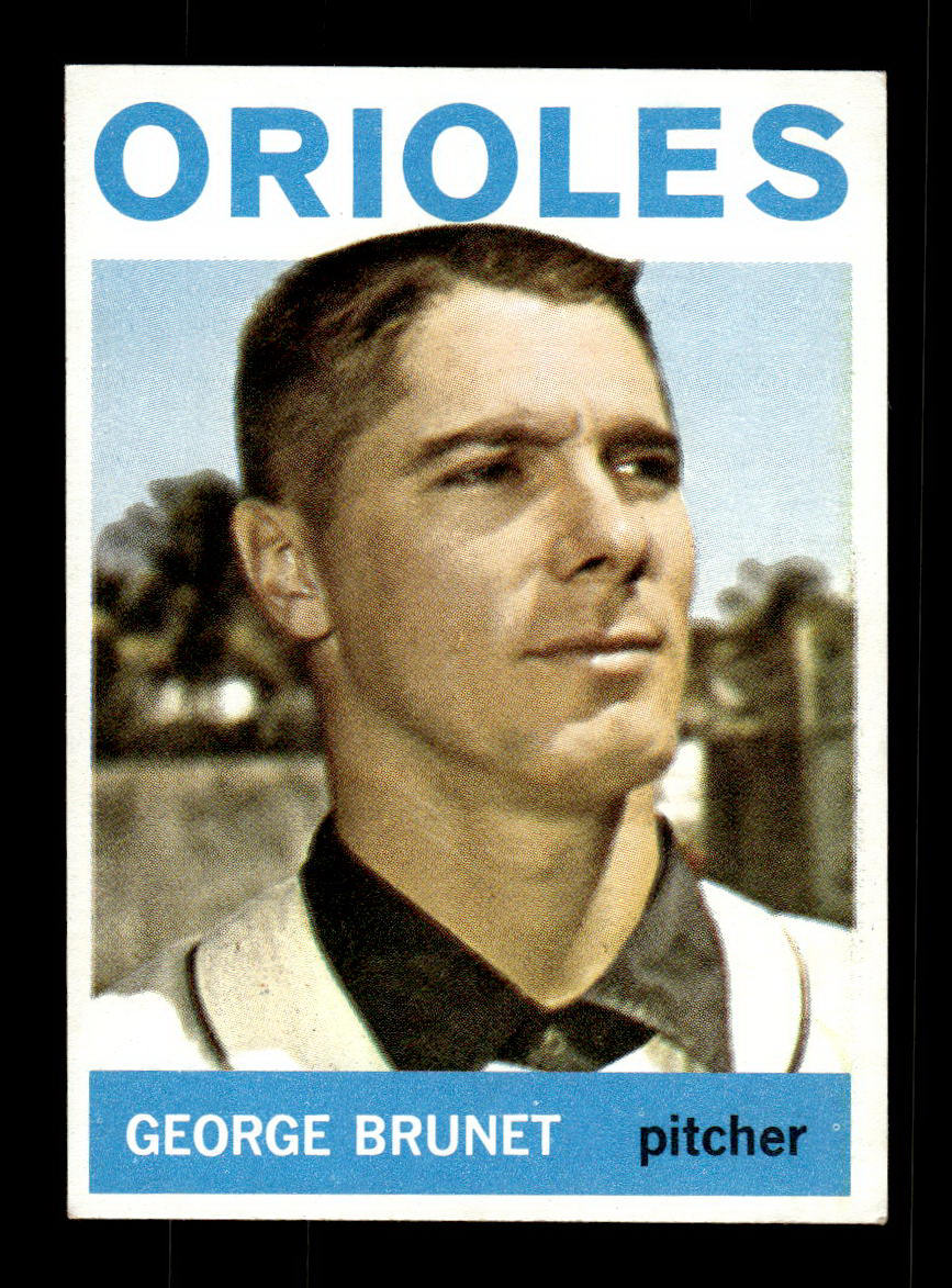 1964 Topps #322 George Brunet Baltimore Orioles EX HOF-10006089