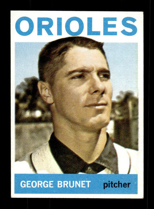 1964 Topps #322 George Brunet Baltimore Orioles EX HOF-10006089
