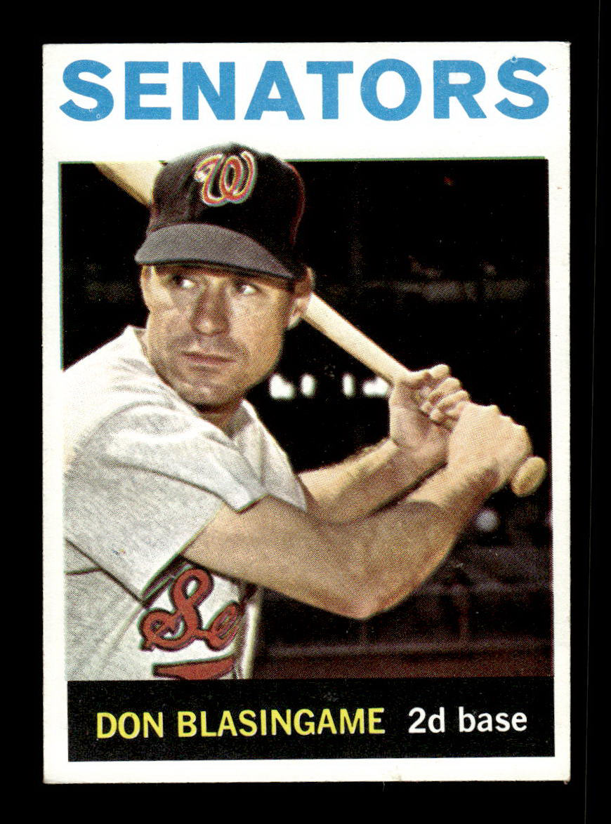 1964 Topps #327 Don Blasingame Washington Senators EX HOF-10006092