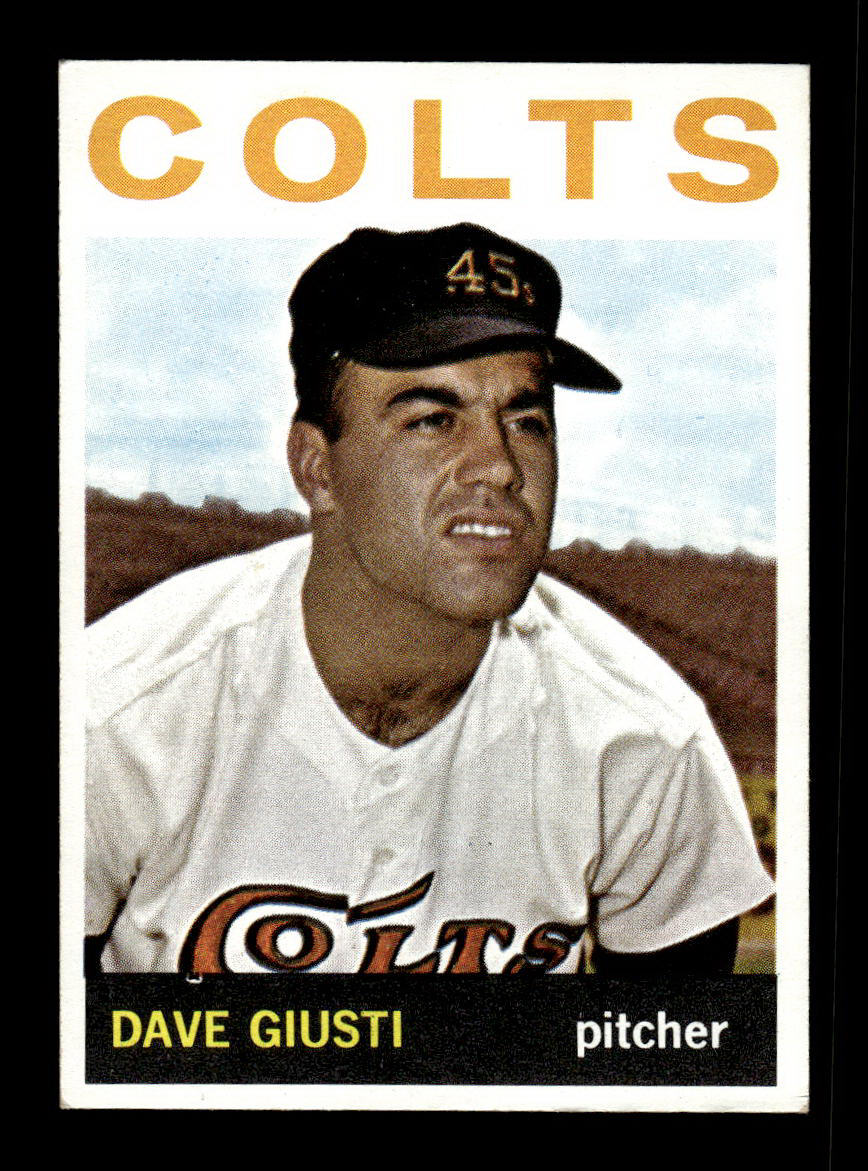 1964 Topps #354 Dave Giusti Houston Colt .45s EX HOF-10006115