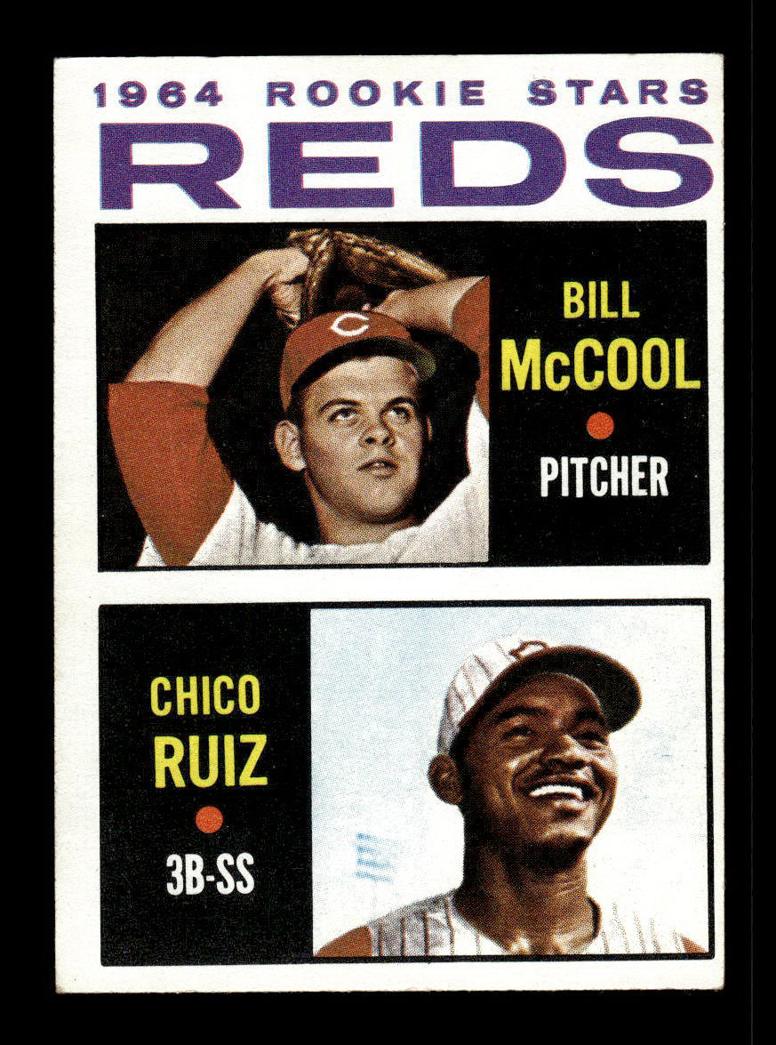 1964 Topps #356 Reds 1964 Rookie Stars McCool Ruiz EX HOF-10006117