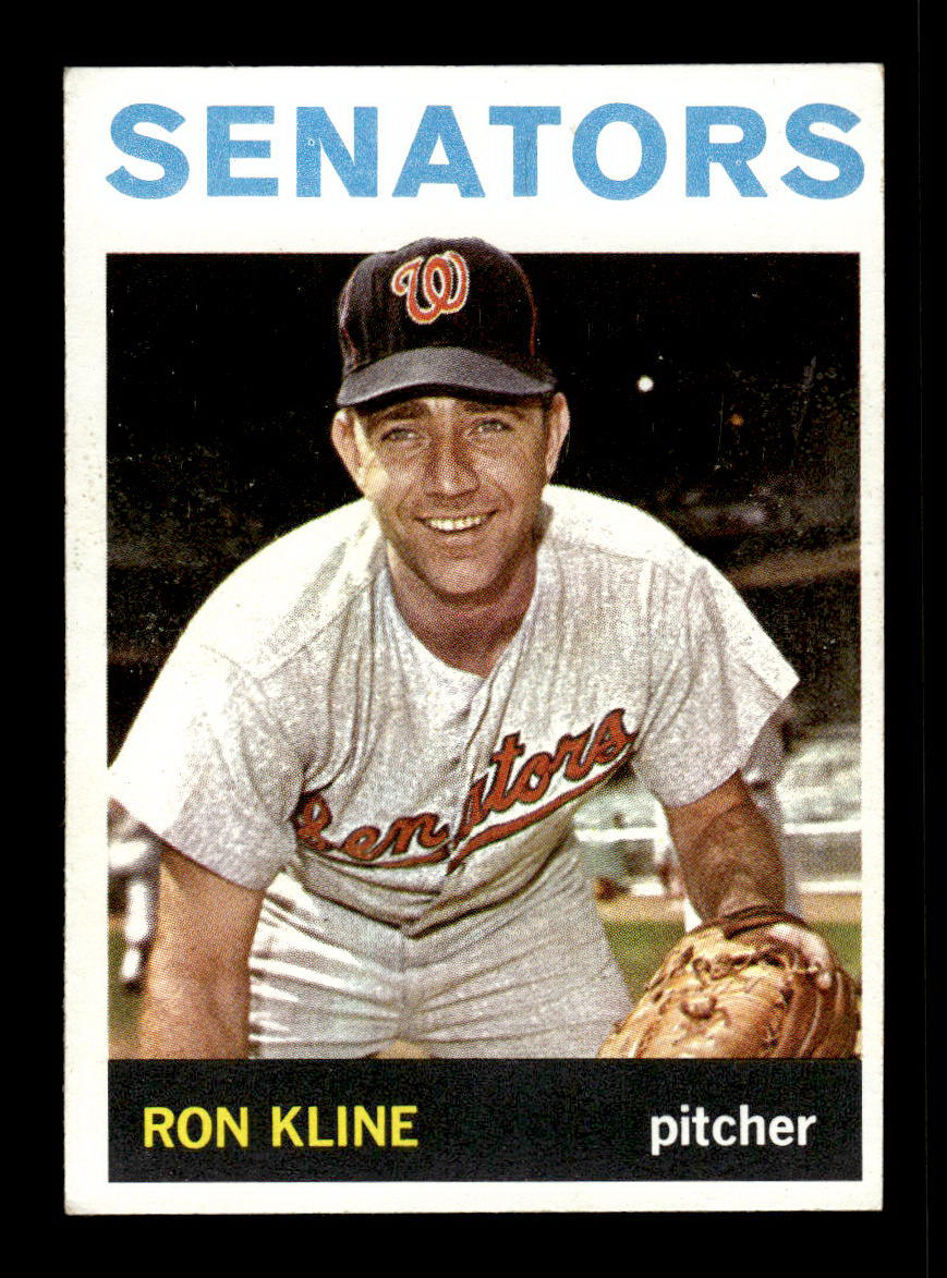 1964 Topps #358 Ron Kline Washington Senators EX HOF-10006119