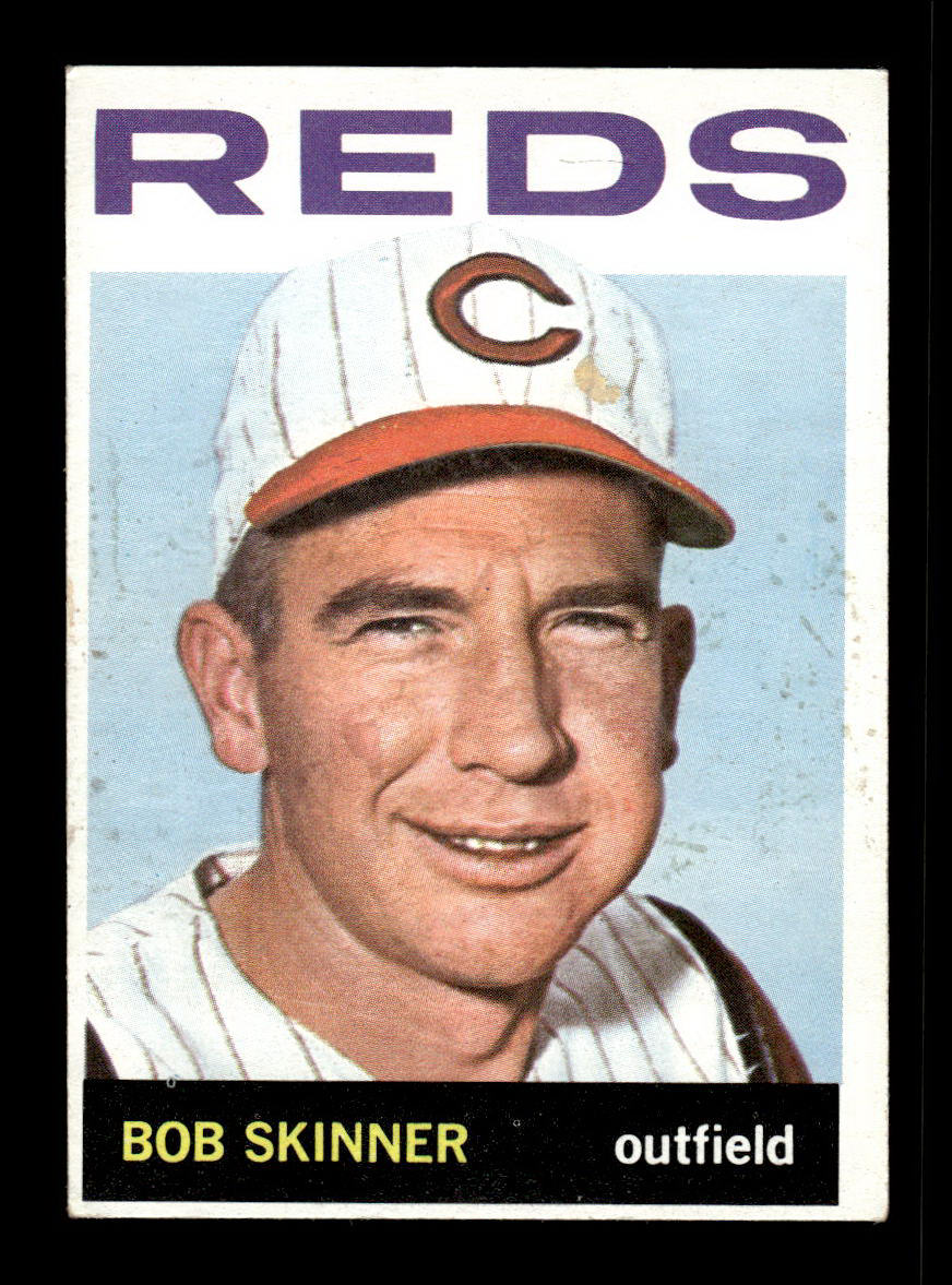 1964 Topps #377 Bob Skinner Cincinnati Reds EX HOF-10006131