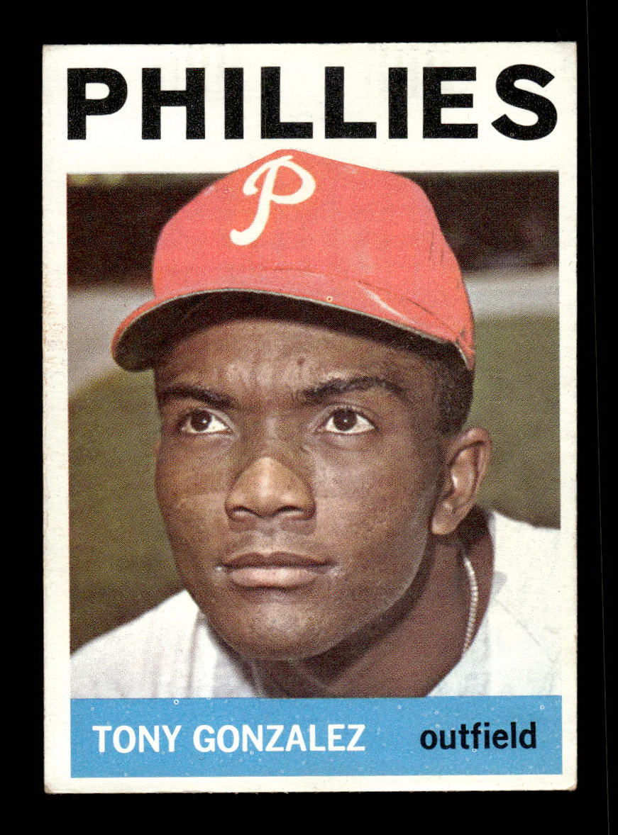 1964 Topps #379 Tony Gonzalez Philadelphia Phillies EX HOF-10006133