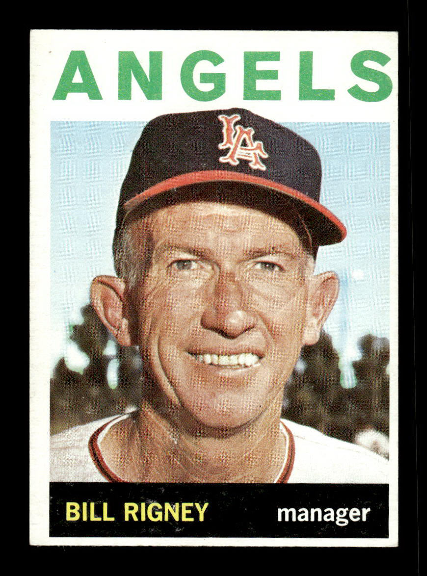 1964 Topps #383 Bill Rigney Los Angeles Angels EX HOF-10006136